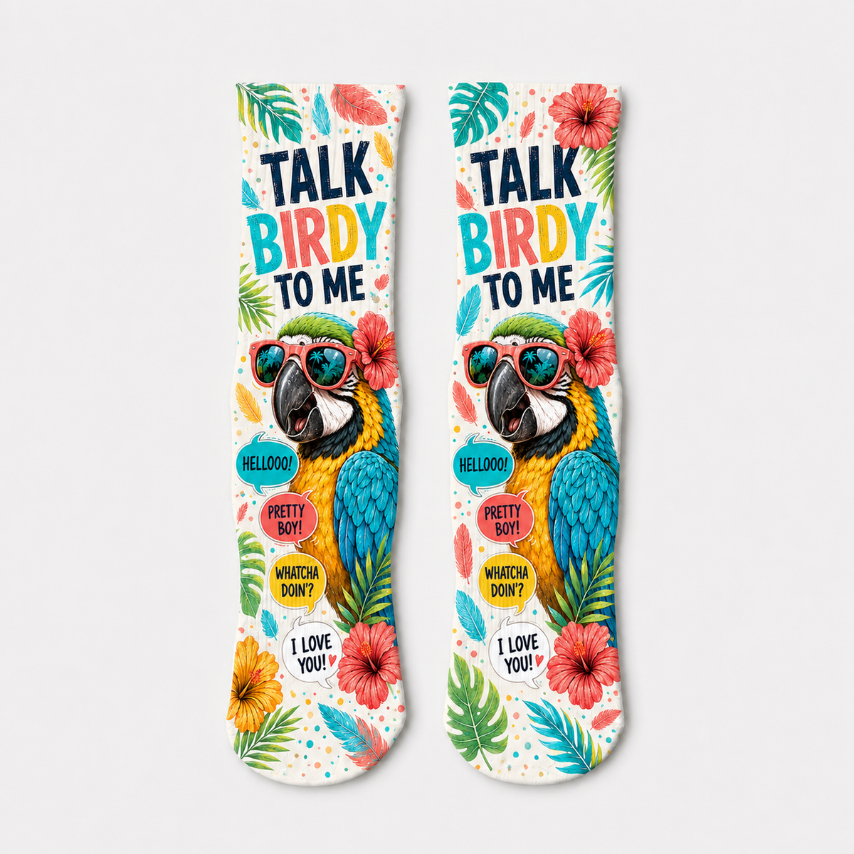 Pets Talk Birdy To Me Women socks