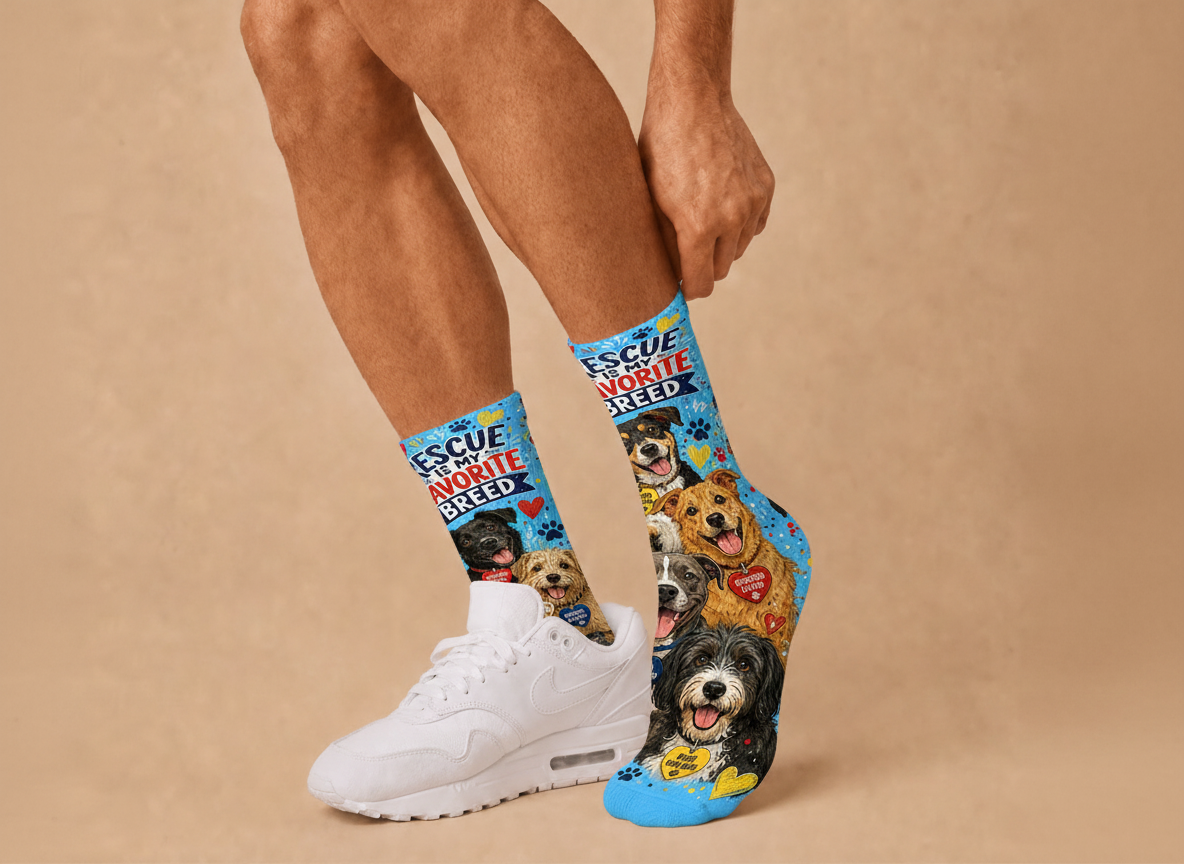 Pets Rescue Favorite Breed socks