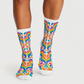 Psychedelic Rainbow Flow socks