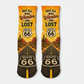 Route 66 Wander Lost Sunburst socks