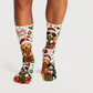 Christmas Santa Paws socks