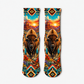 Southwestern Bison Sunset socks