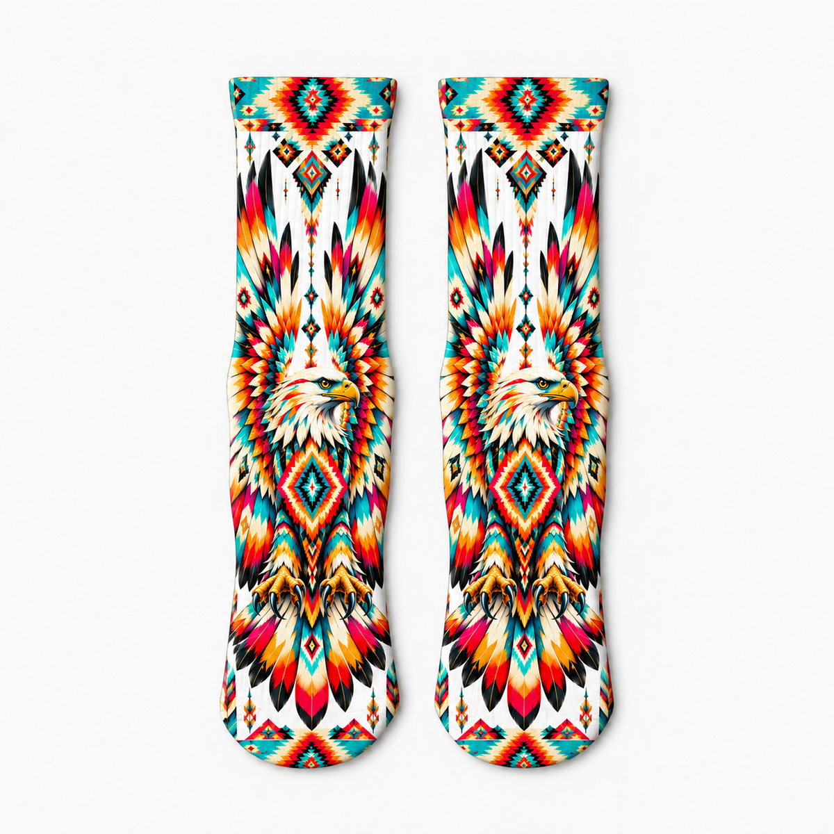 Southwestern Tribal Eagle socks