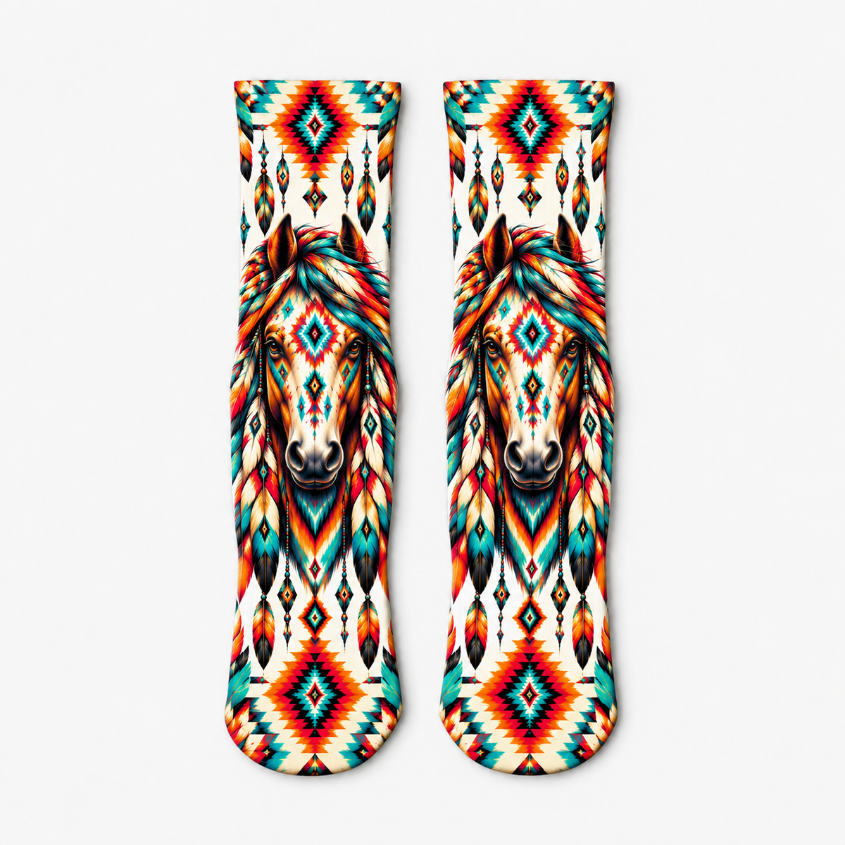 Southwestern Tribal Horse socks