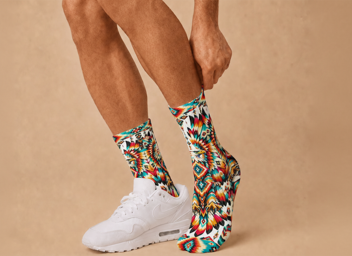 Southwestern Tribal Eagle socks