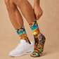 Southwestern Elk Sunset socks