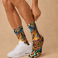 Southwestern Owl Moon socks