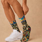 Southwestern Wolf Moon socks