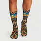 Southwestern Wolf Moon socks