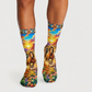 Southwestern Horses Sunset socks