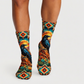 Southwestern Raven Sunset socks