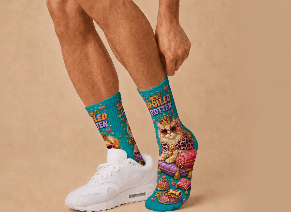 Pets Spoiled Rotten socks