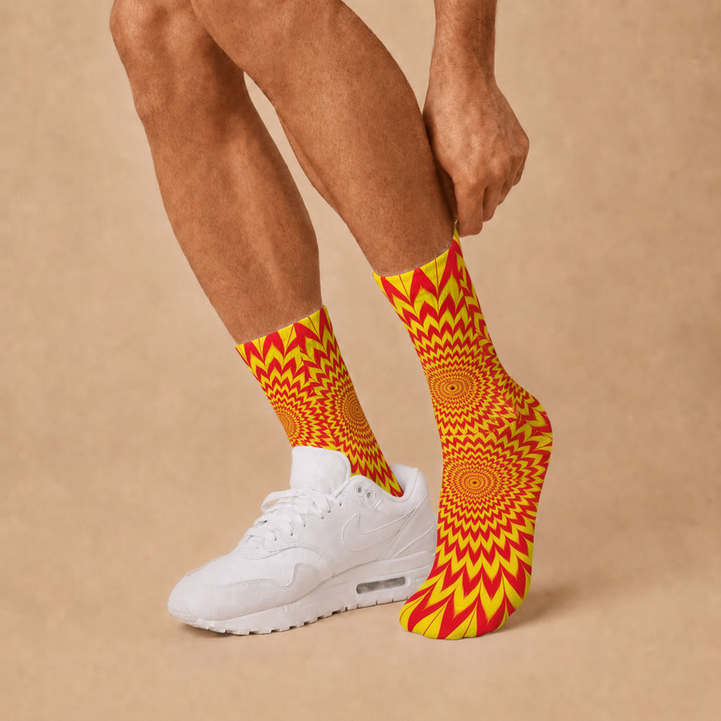 Illusion Starbursts socks
