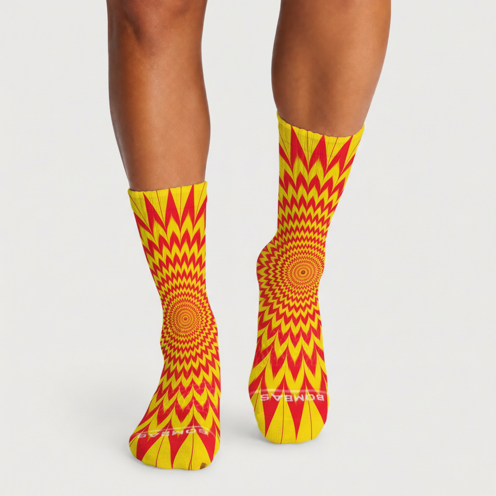 Illusion Starbursts socks