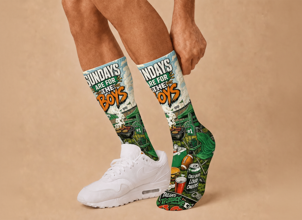 Gameday Sundays are for the Boys socks
