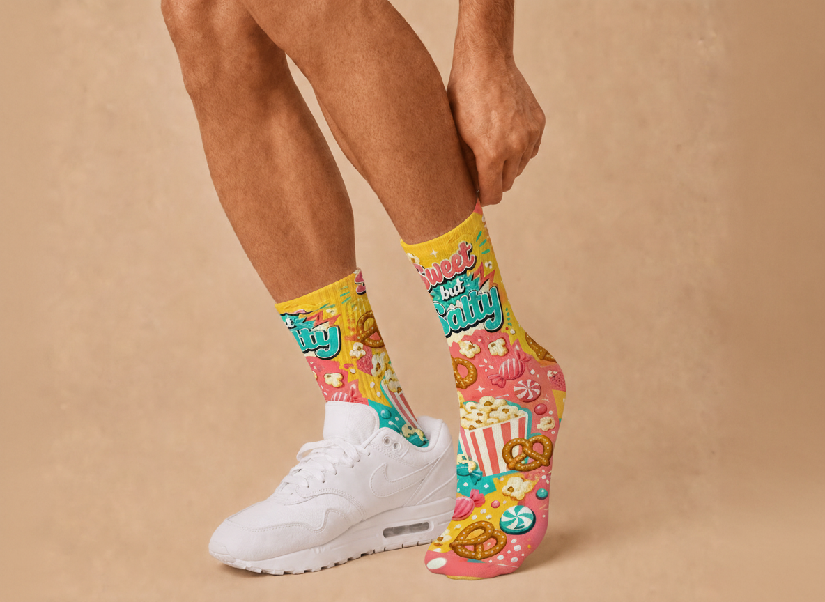 Food Sweet but Salty socks