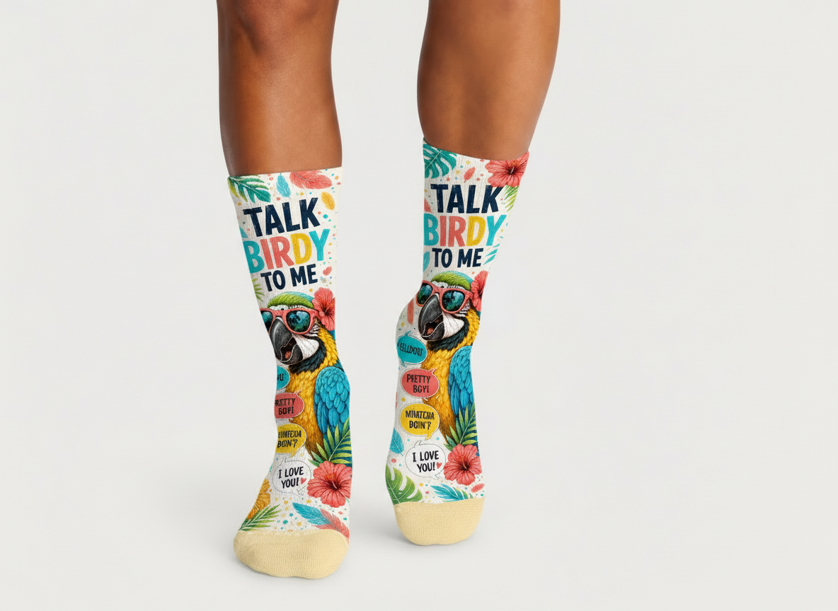 Pets Talk Birdy To Me Women socks