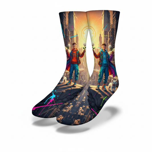 Tarot Card The Fool socks