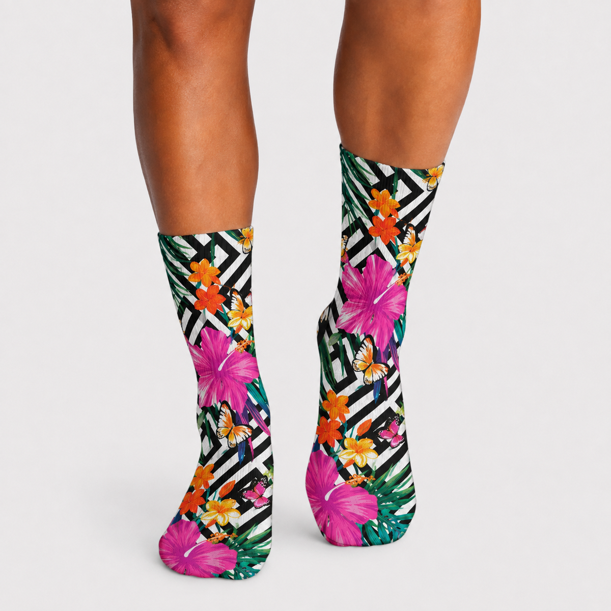 Tropical Crew Socks (5 Pairs)