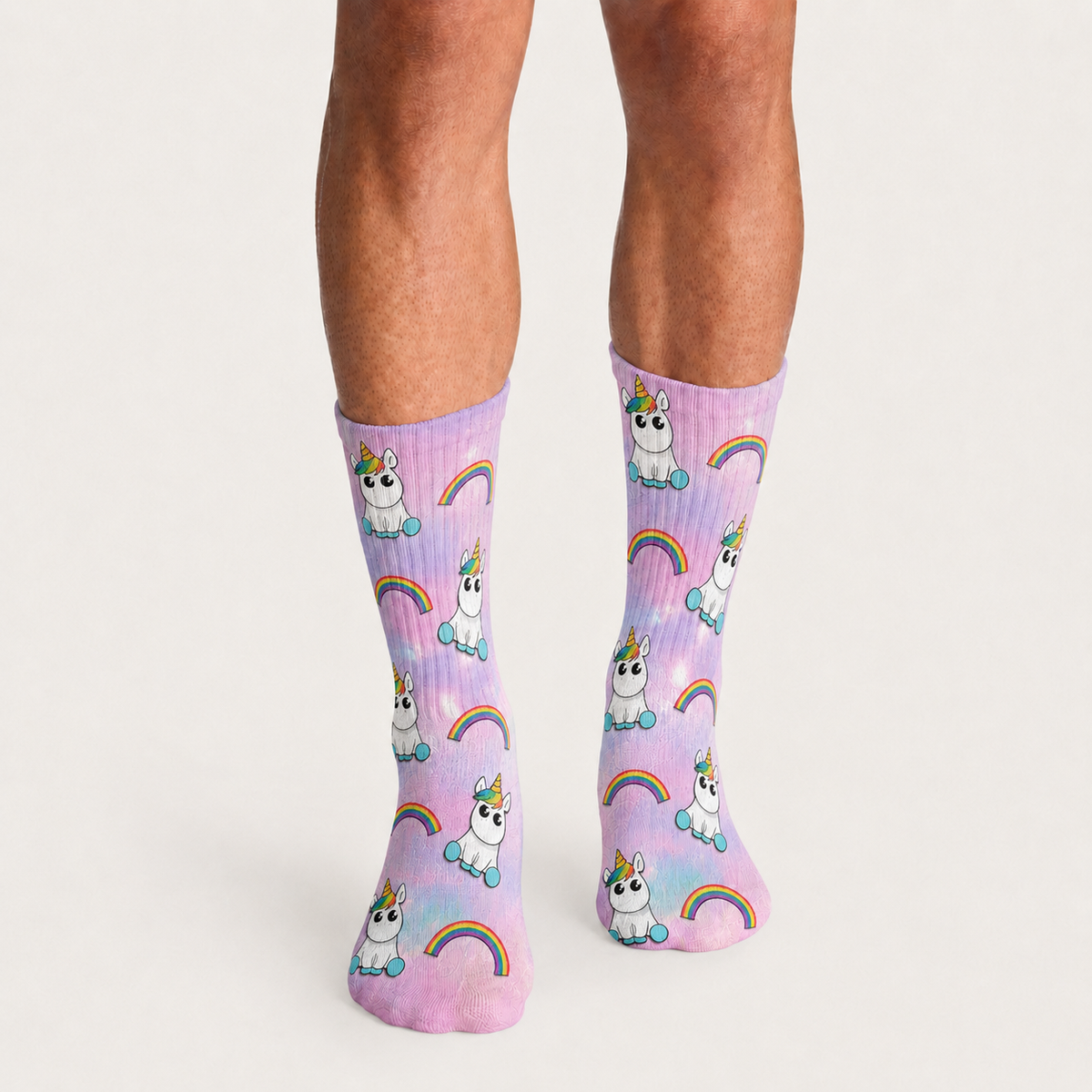 Unicorn Crew Socks (1, 3 & 5-Pair Options)
