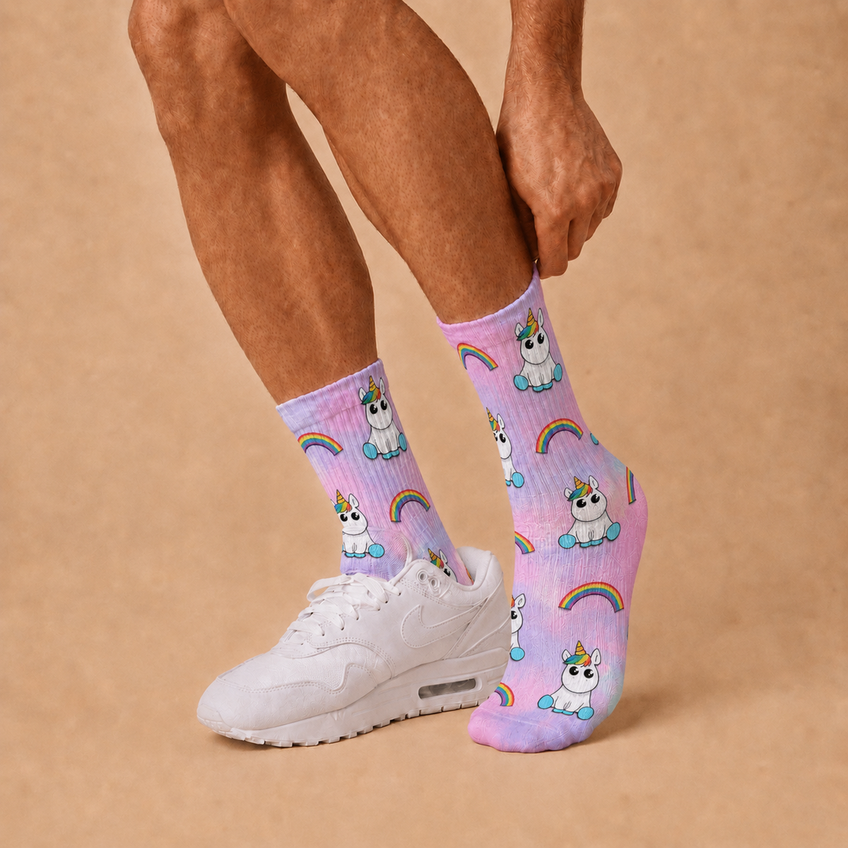 Cute Unicorn Crew Socks
