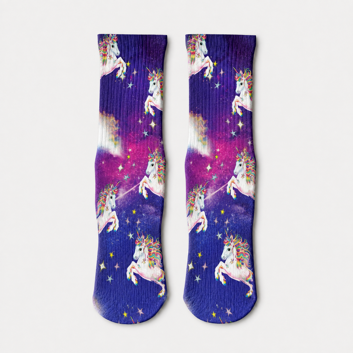Unicorn Galaxy Crew Socks