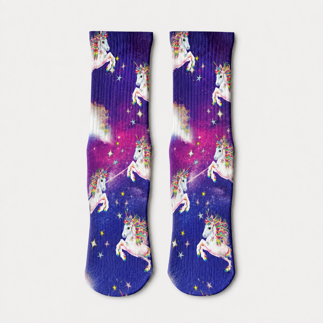 Unicorn Galaxy Crew Socks