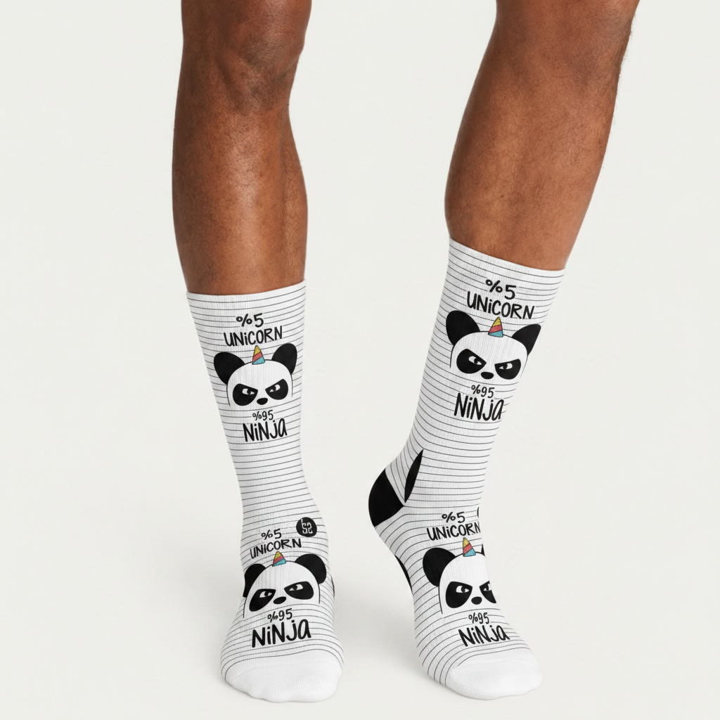 Unicorn Ninja Crew Socks