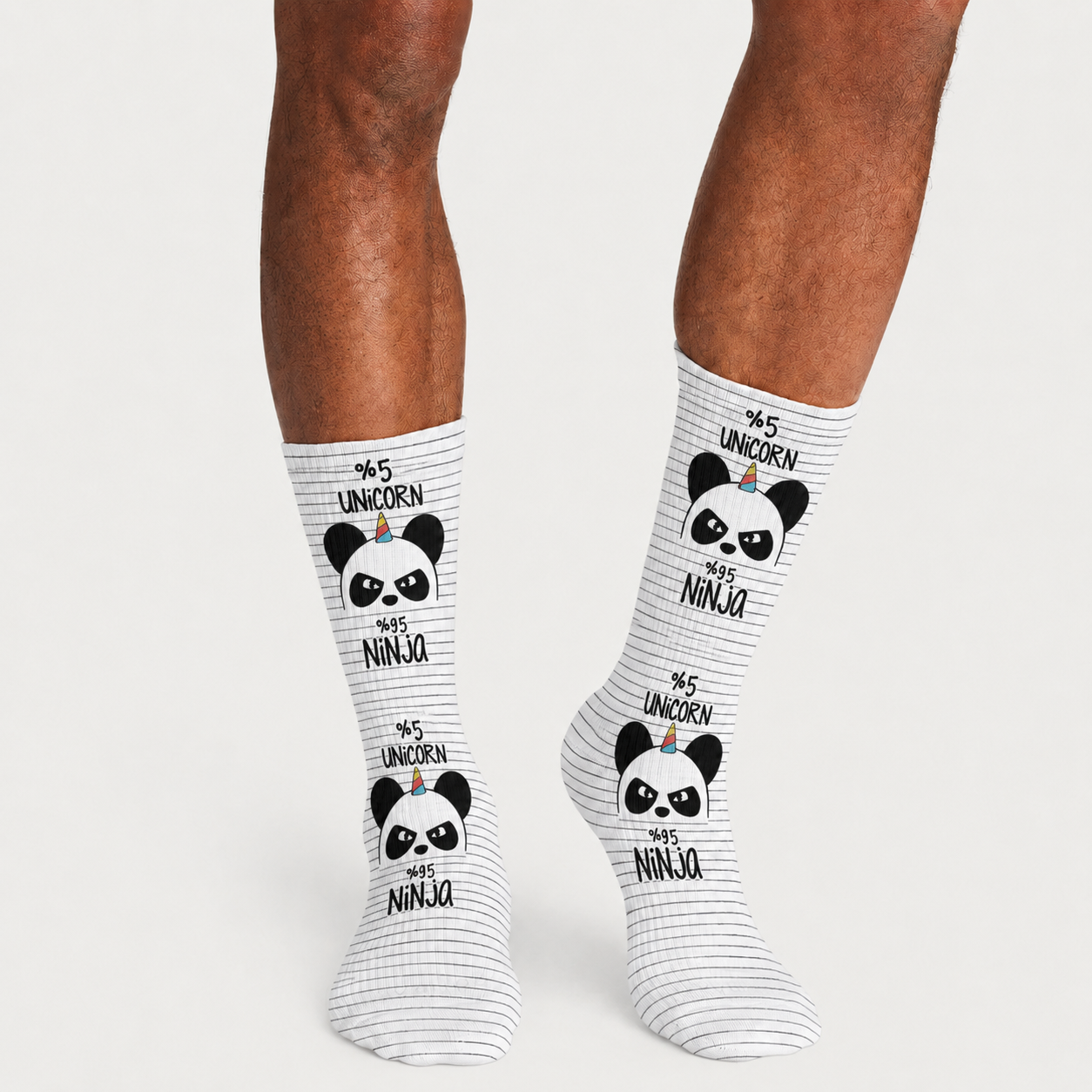 Unicorn Crew Socks (1, 3 & 5-Pair Options)