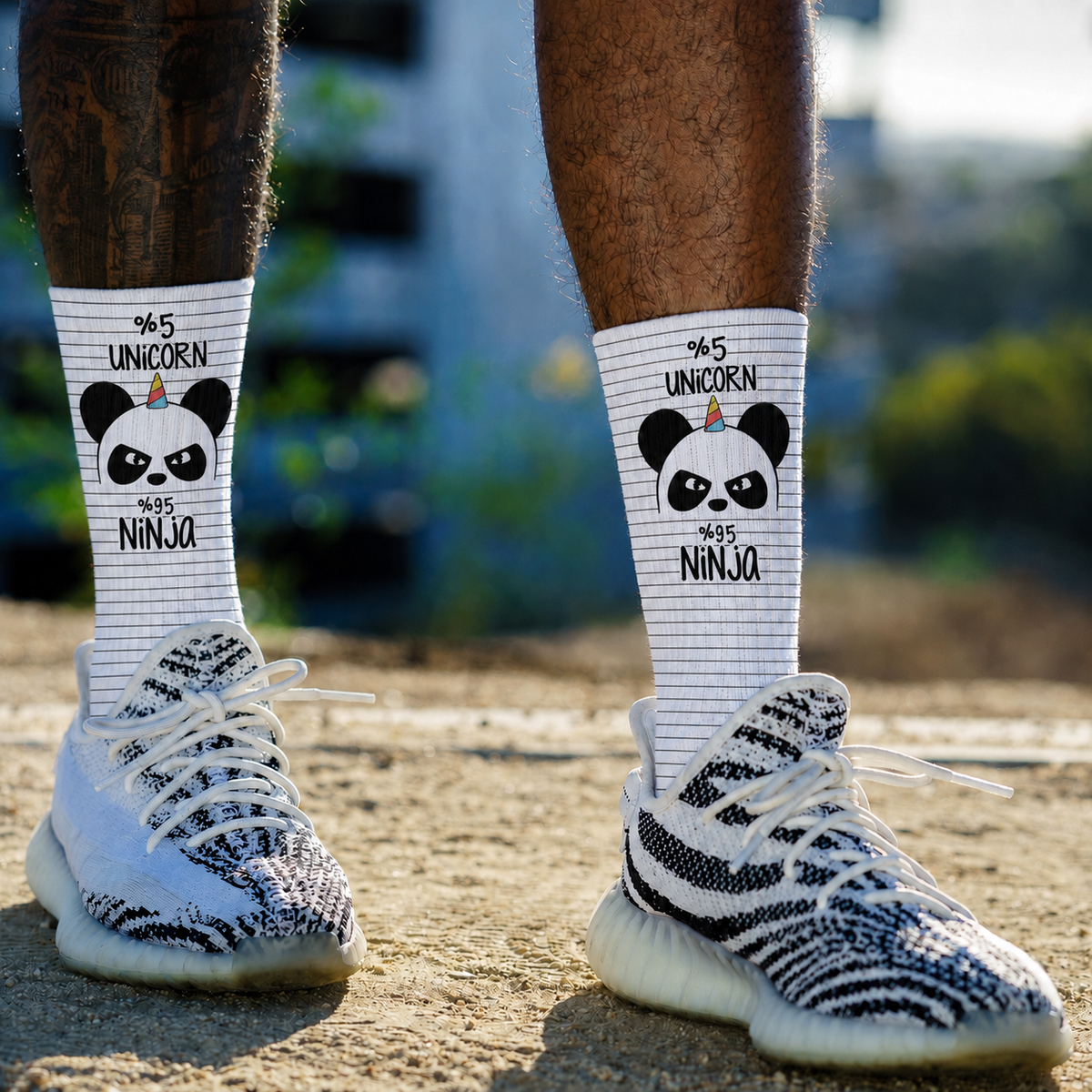 Unicorn Crew Socks (1, 3 & 5-Pair Options)