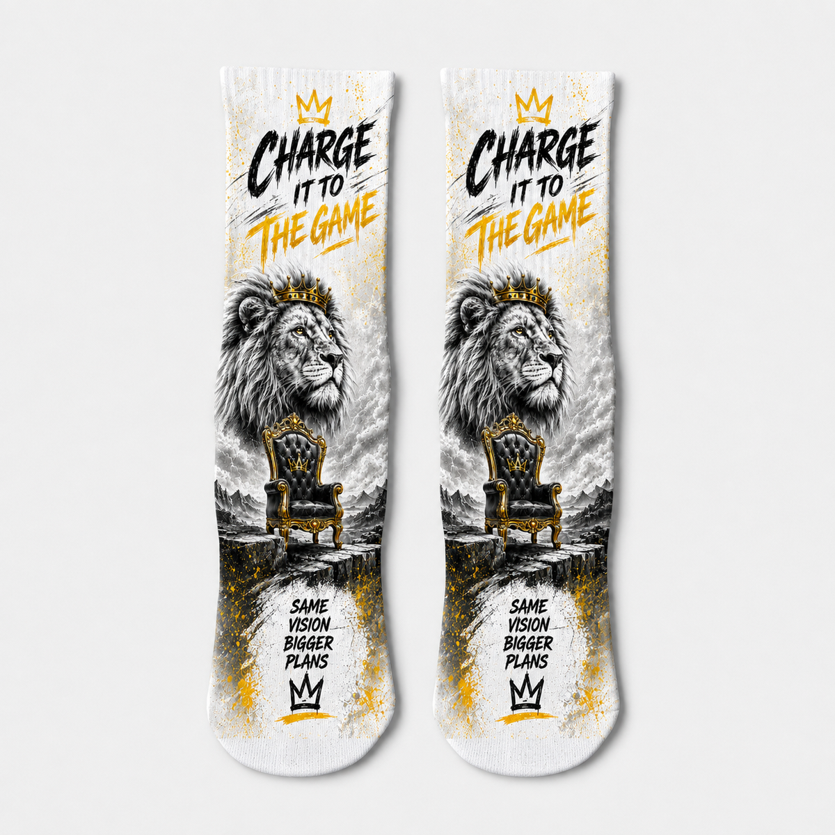 Urban1 Charge It 3 Lion socks