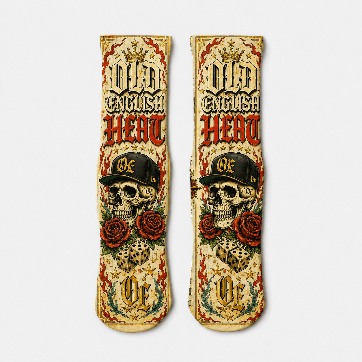 Urban1 Old English Head Socks