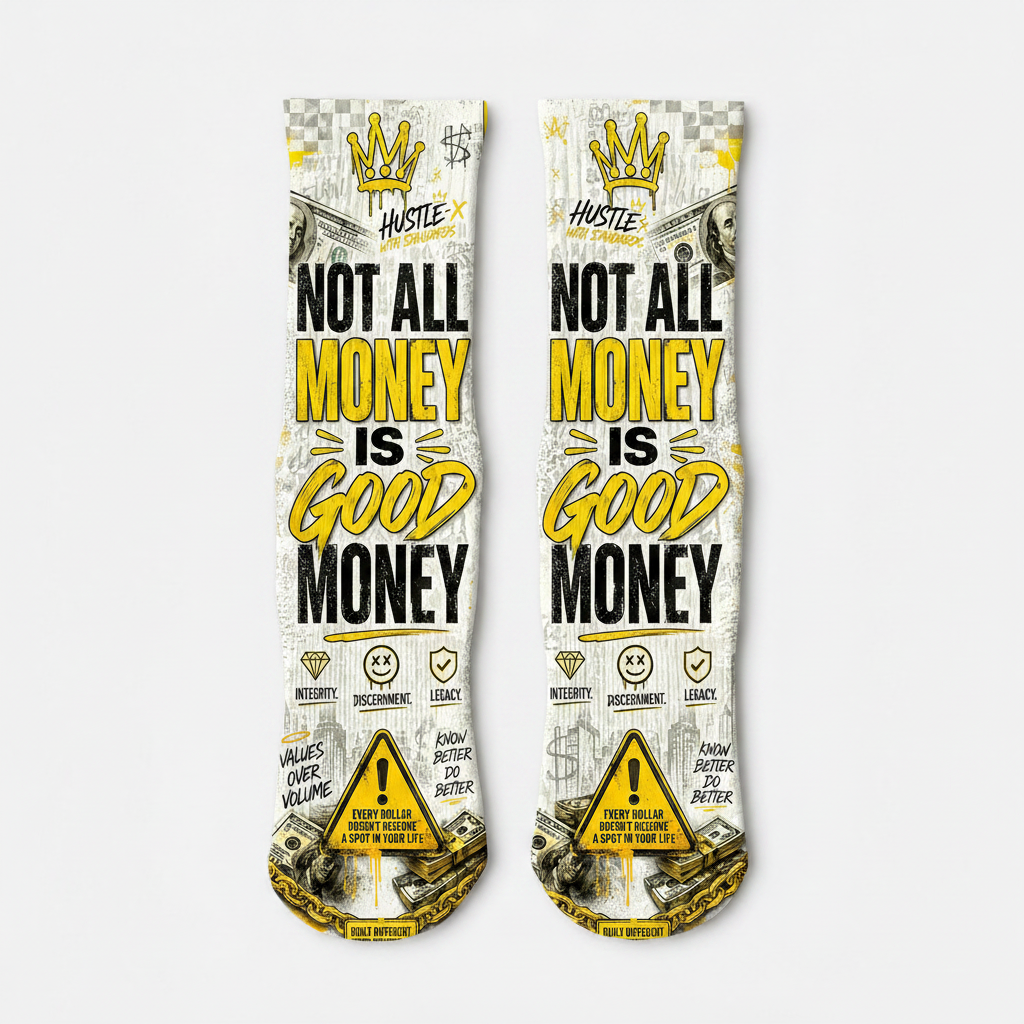 Urban2 Not All Money is Good Socks