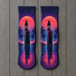 Vape Neon Sunset socks