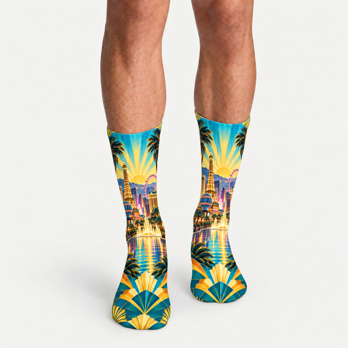 Vegas Art Deco socks