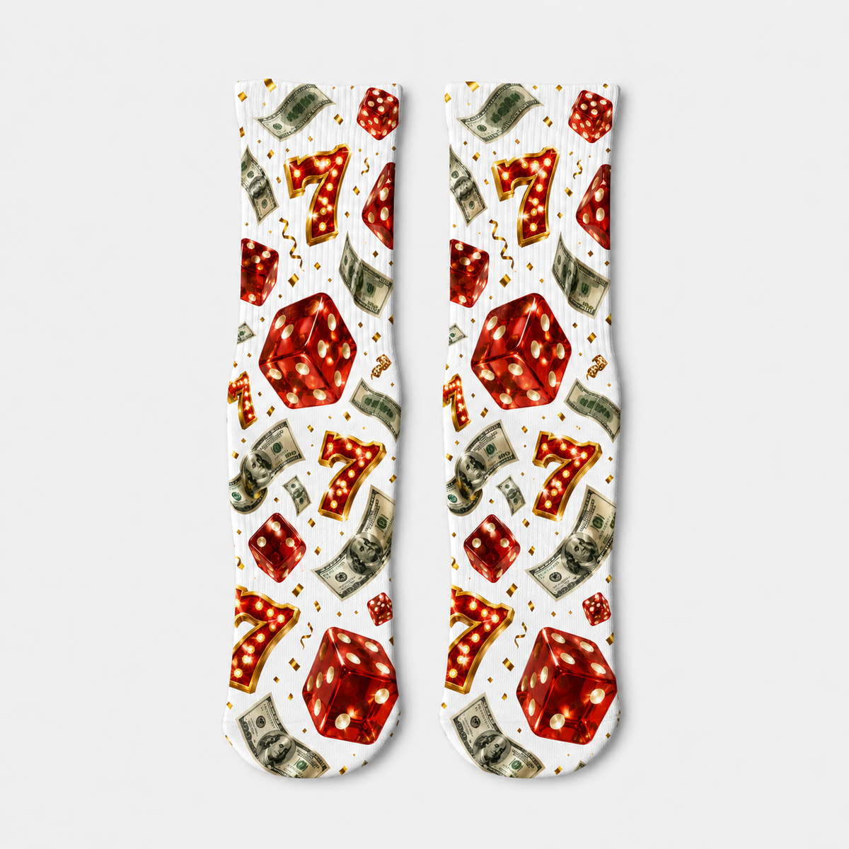 Vegas Dice Money socks