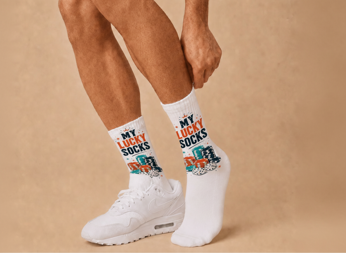 Vegas My Lucky socks
