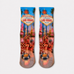 Vegas Sign Dice and Chips socks