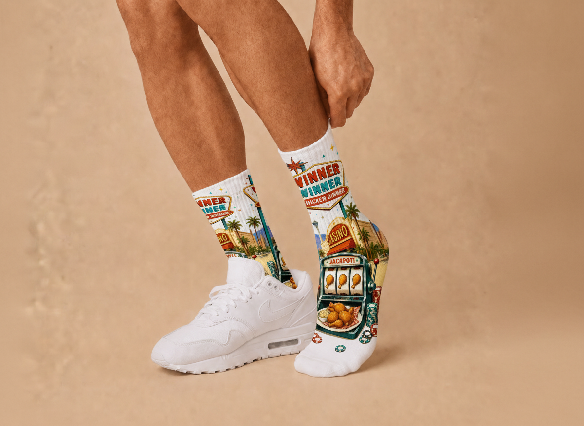 Vegas Winner Winner socks