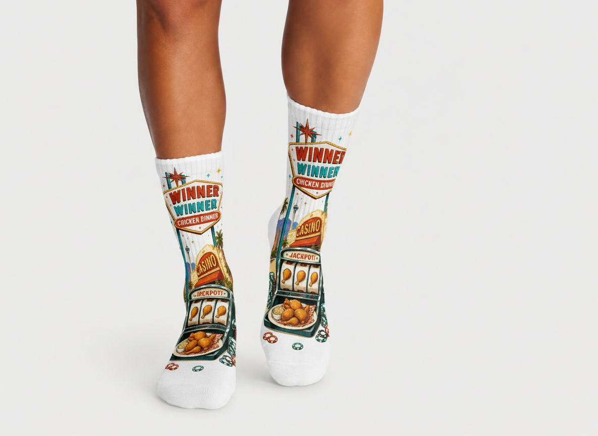 Vegas Winner Winner socks
