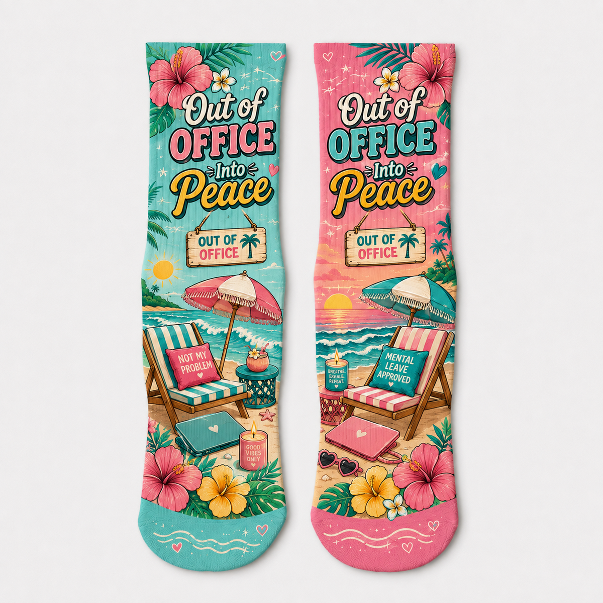 Wellness Out of The Office socks