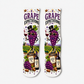 Wine Grape Expectations socks