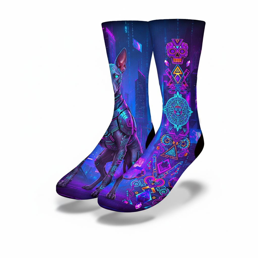 Xolo Warrior Dog Socks