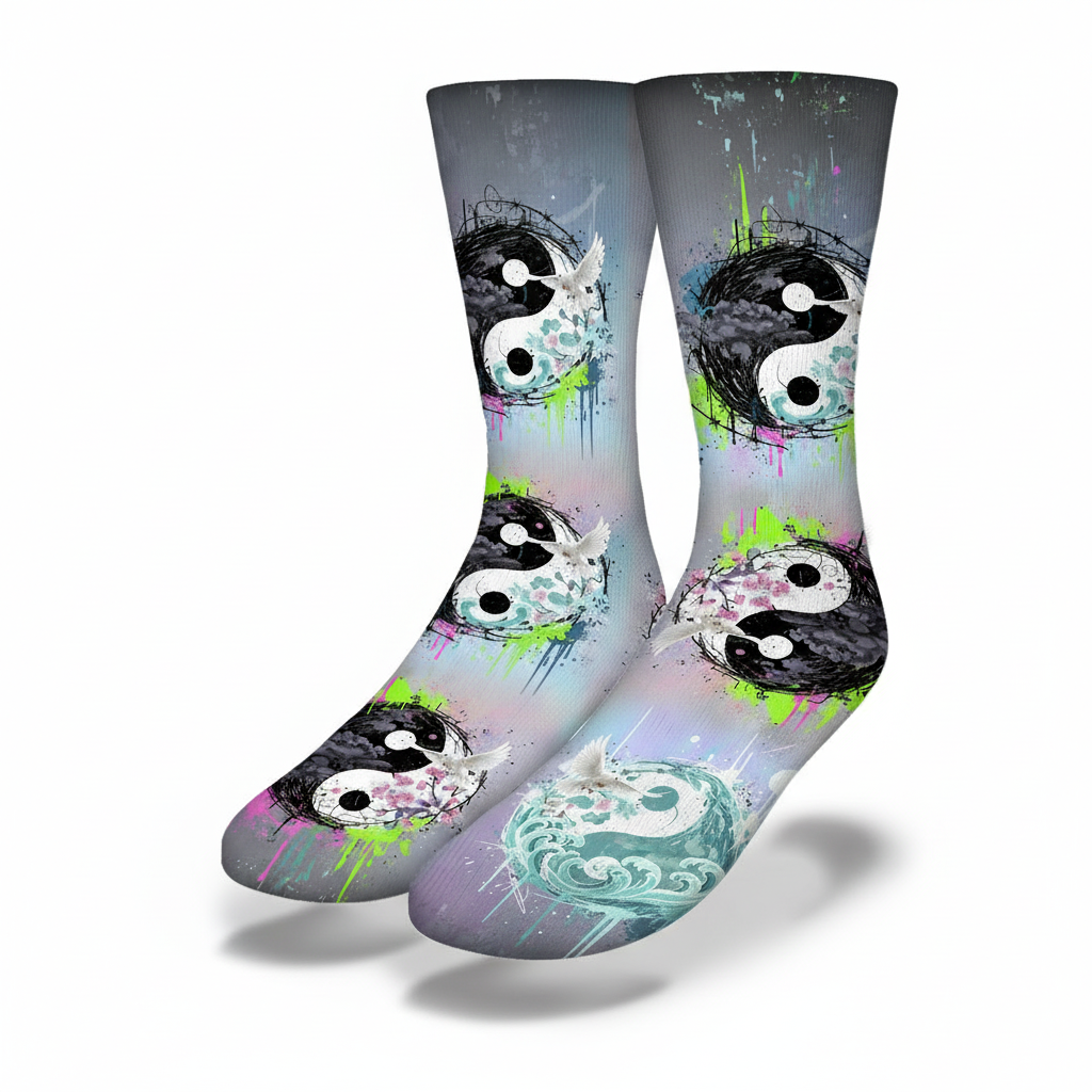 Ying Yang 2 Socks