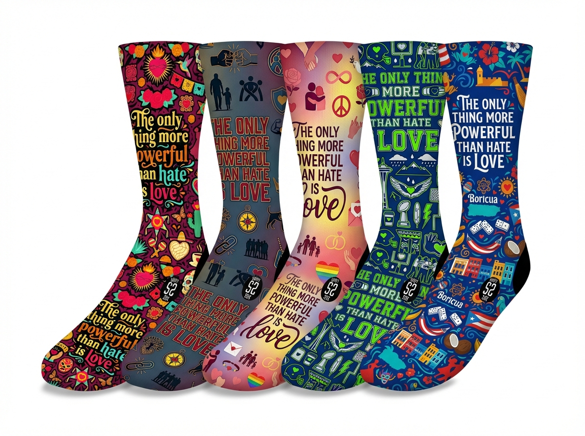 Love Over Hate Socks Collection Bundle
