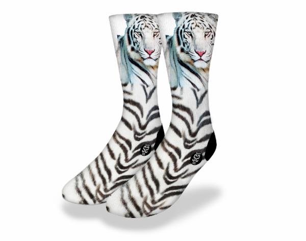 WHITE TIGER SAFARI Fun Cat Socks