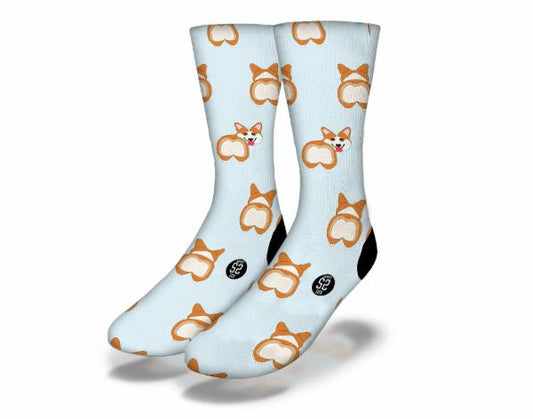 CORGI BUTTS Funny Dog Socks