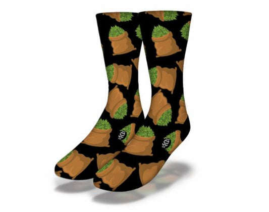 BULK WEED BAGS Fun Weed Socks (Black)