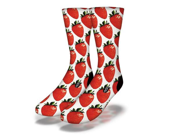 STRAWBERRY SURPRISE! Fun Strawberry Pattern Socks