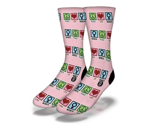 PEACE LOVE WOMEN Fun Women's Socks